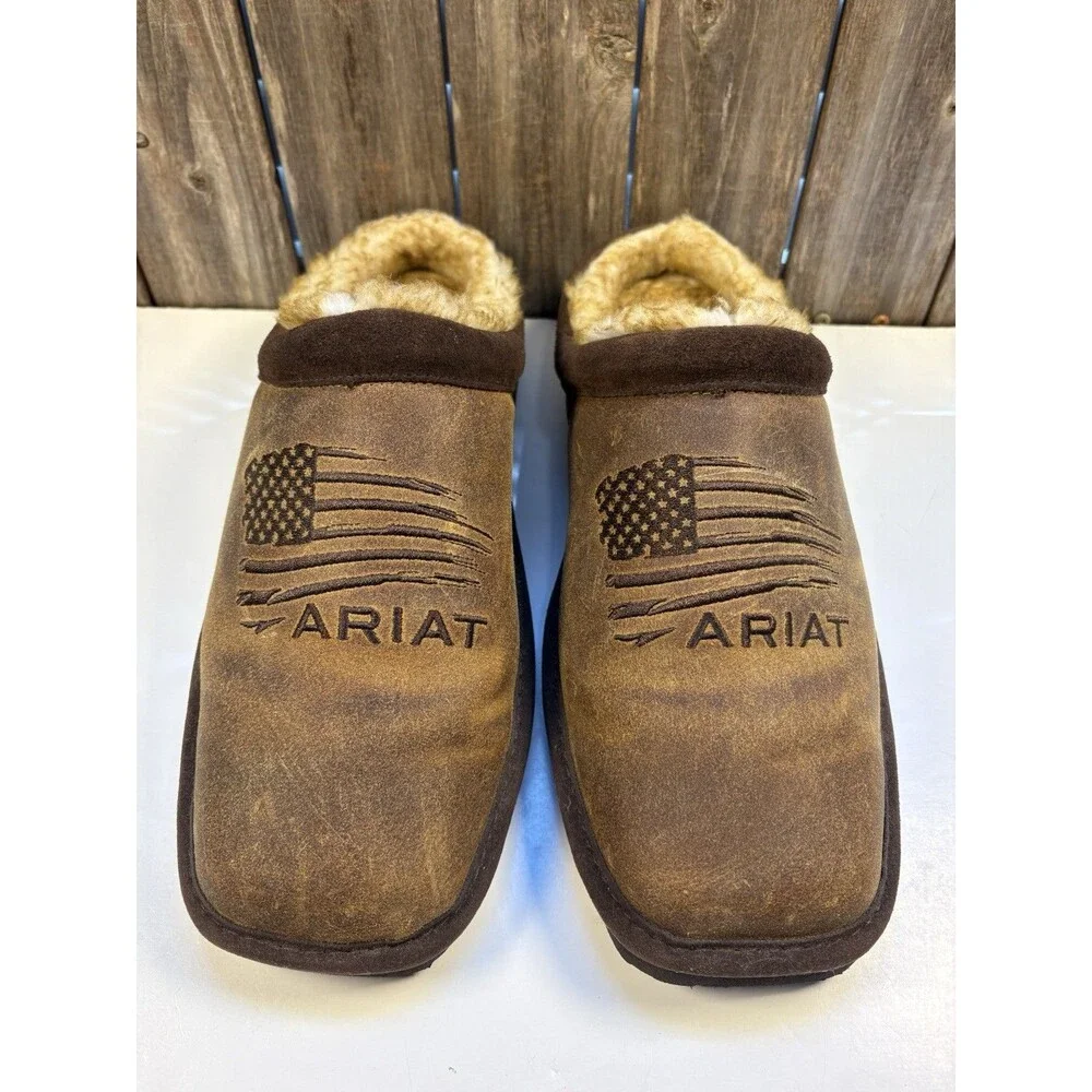 Ariat Patriot Slippers House shoes Men Shoe Size 13 (NB406)